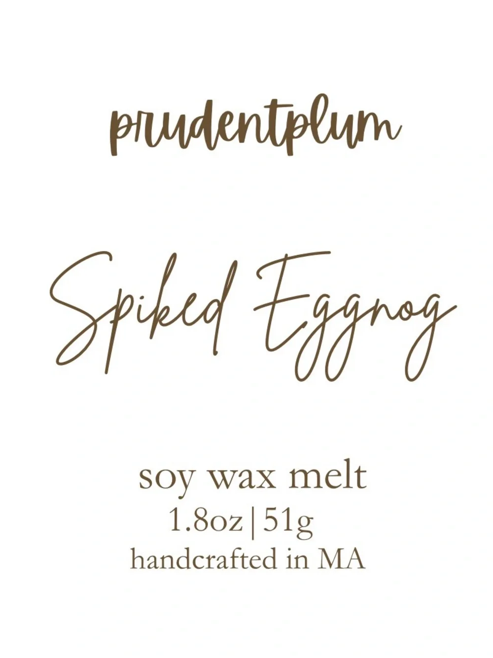 Spiked Eggnog Soy Wax Melt Snap Bar 1.8oz | Melts For Wax Warmer